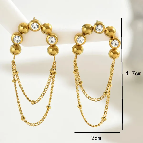 Gold_French_Tassel_Earrings_For_Women